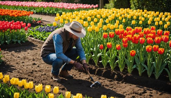 Comment entretenir un magnifique parterre de tulipes
